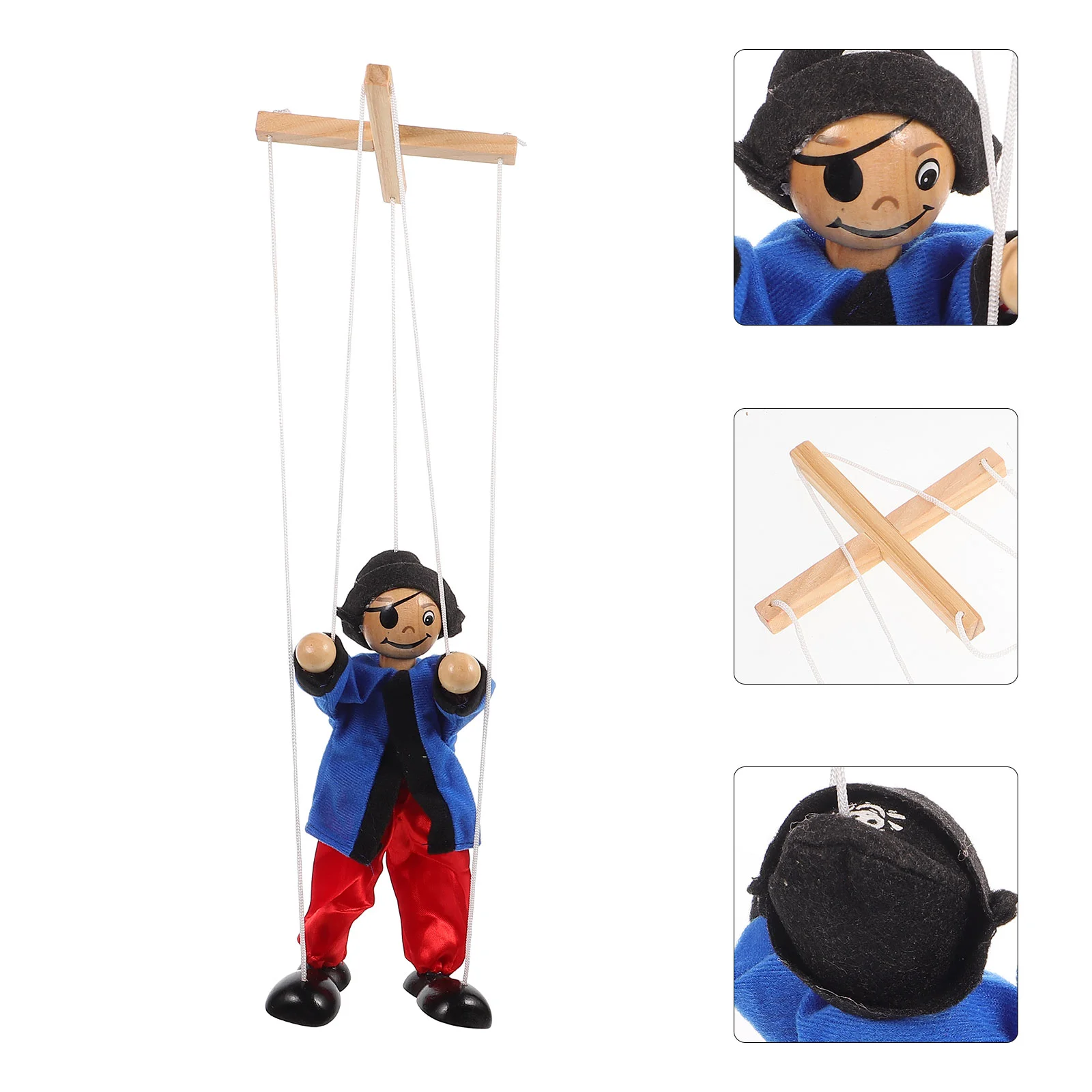 Marionette Funny Puppets Toy Pull Wire Wooden Pirate Clown Marionettes Educational Playthings Velvet Dolls Parent-child
Marionette Funny Puppets Toy Pull Wire Wooden Pirate Clown Marionettes Educational Playthings Velvet Dolls Parent-child