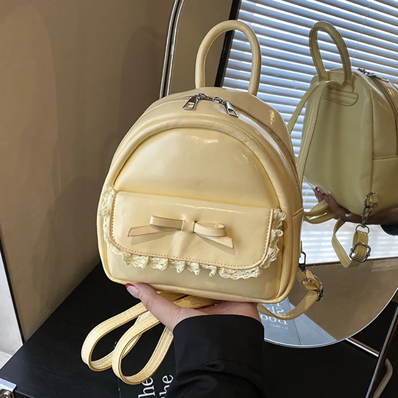 Richme 2025 Vintage Women Mini Backpack Fashion Designer Lace Bow Mochilas Para Mujer Kawaii Casual Daily Outgoing PU Bag Female
Richme 2025 Vintage Women Mini Backpack Fashion Designer Lace Bow Mochilas Para Mujer Kawaii Casual Daily Outgoing PU Bag Female