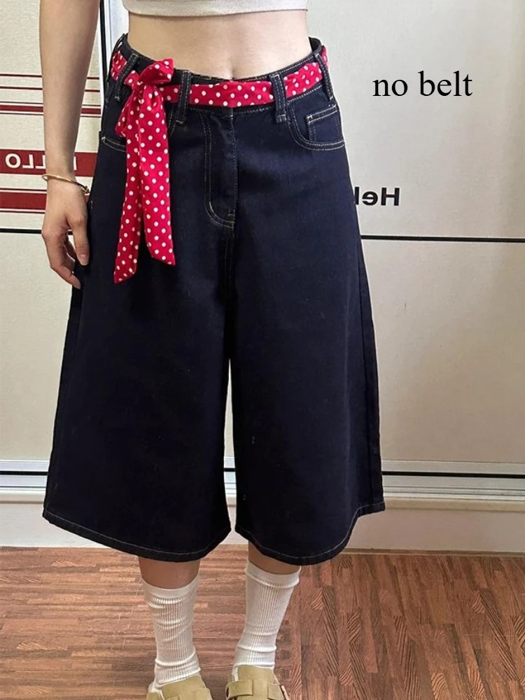 HOUZHOU Vintage Baggy Denim Shorts Women Y2k Casual Wide Leg Washed Jorts Harajuku Retro High Waist Streetwear Loose Short Jeans
HOUZHOU Vintage Baggy Denim Shorts Women Y2k Casual Wide Leg Washed Jorts Harajuku Retro High Waist Streetwear Loose Short Jeans