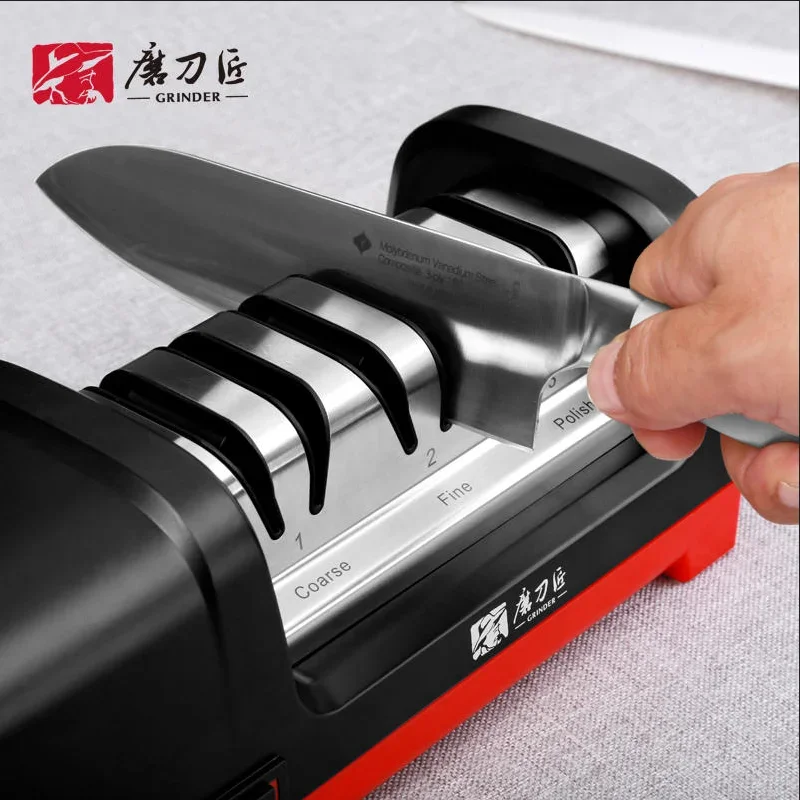 Professional Diamond Electric Knife Sharpener Grinding Knife Sharpener Kitchen Knife Sharpening Tools Grit 360/600/1000#
Professional Diamond Electric Knife Sharpener Grinding Knife Sharpener Kitchen Knife Sharpening Tools Grit 360/600/1000#