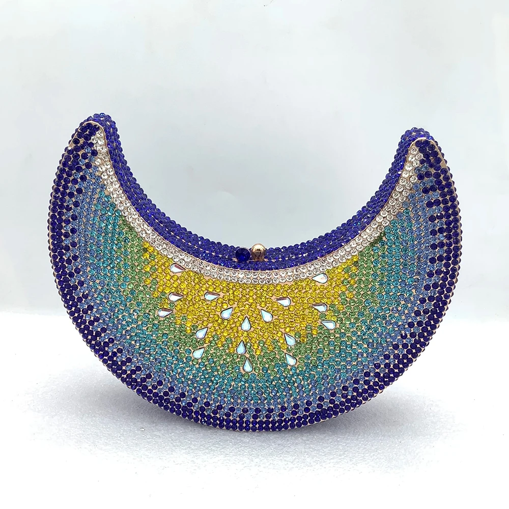 Blue Crystal Clutch Evening Purses Bags WHTUOHENG Bridal Stone Handbags Ladies Evening Bags Dinner Wedding Party Minaudiere Bag
Blue Crystal Clutch Evening Purses Bags WHTUOHENG Bridal Stone Handbags Ladies Evening Bags Dinner Wedding Party Minaudiere Bag