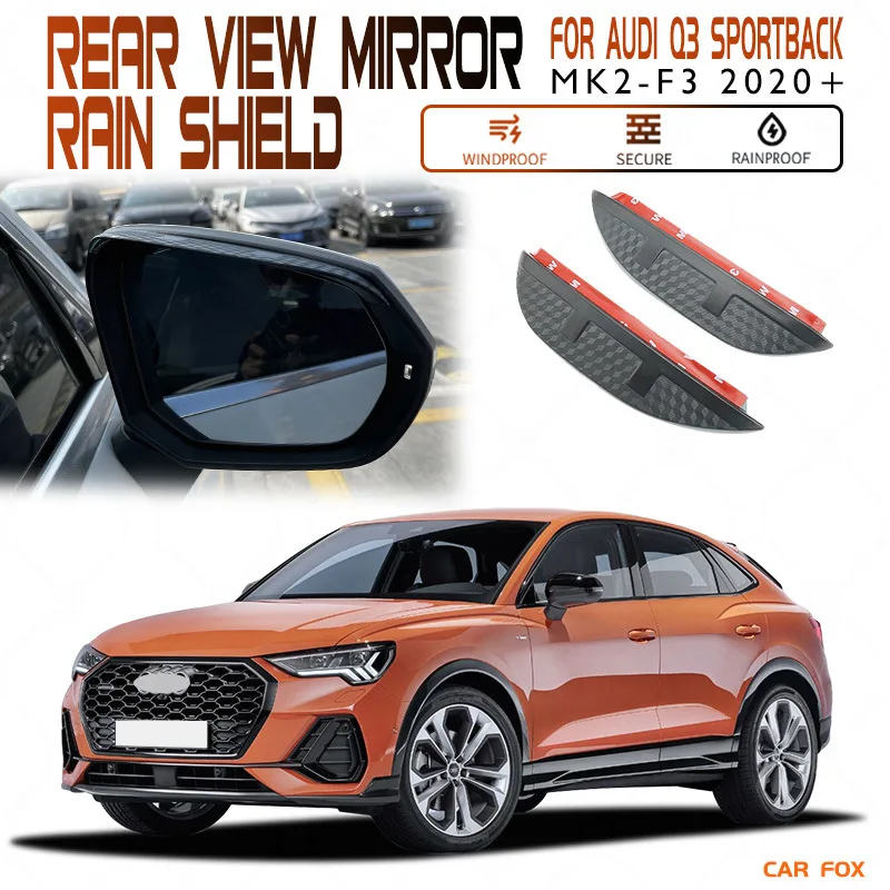 Suitable for AUDI Q3 Sportback rearview mirror rain eyebrows Rear view mirror rain shield
Suitable for AUDI Q3 Sportback rearview mirror rain eyebrows Rear view mirror rain shield