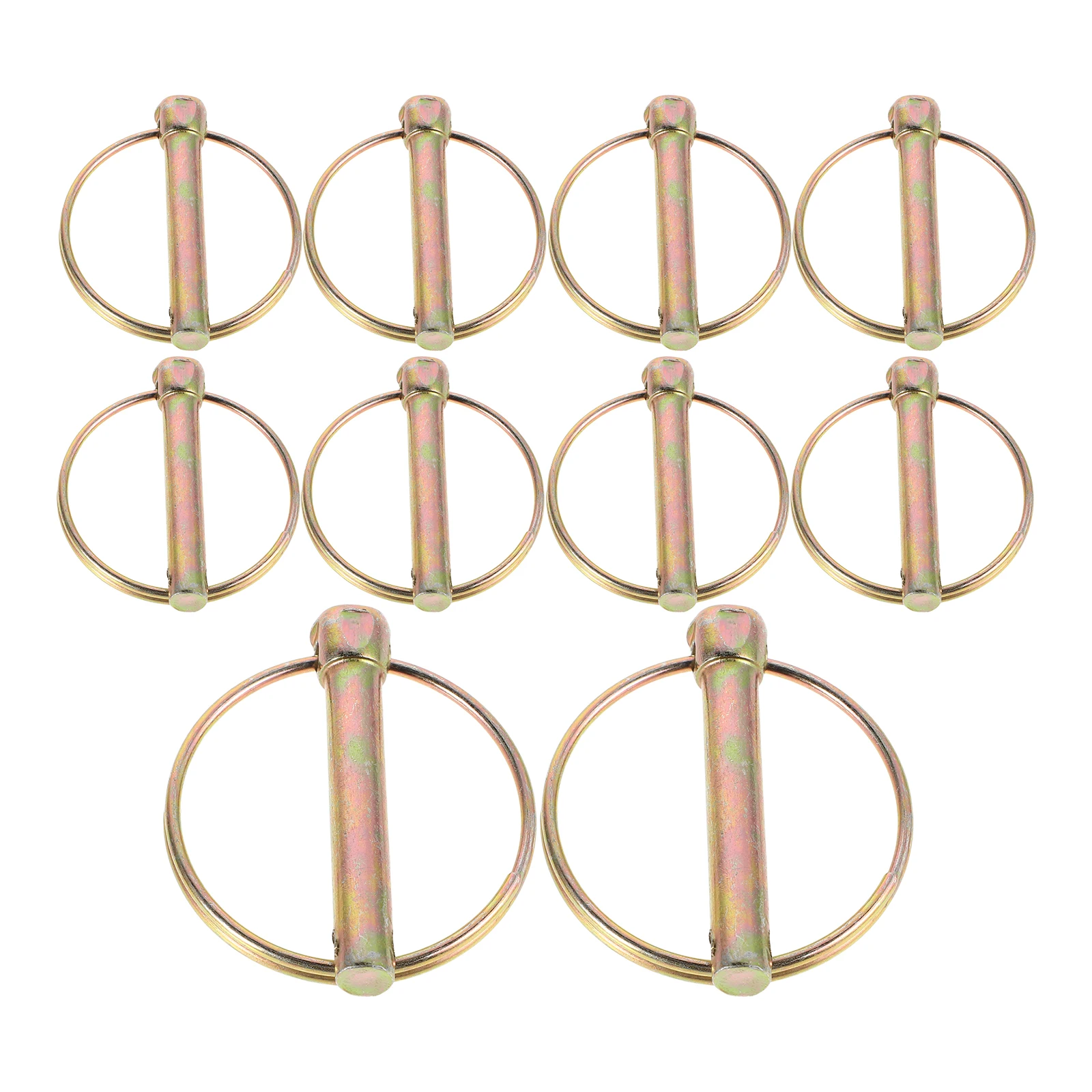 10pcs Pins Locking Round Heavy Duty Mower Lock Pin Clips Tractor Trailer Hitch Pin With Ring Tractor Safety Durable Steel
10pcs Pins Locking Round Heavy Duty Mower Lock Pin Clips Tractor Trailer Hitch Pin With Ring Tractor Safety Durable Steel