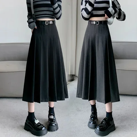 A-Line Midi Skirt Pleated Design Unique Style Spring Autumn Mid-Length Women's Fashion Polyester Fabric PVC Material
A-Line Midi Skirt Pleated Design Unique Style Spring Autumn Mid-Length Women's Fashion Polyester Fabric PVC Material