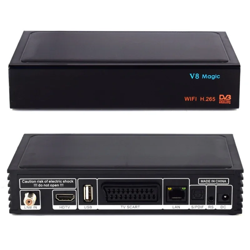 V8 Magic Stalker/DVB-/S2/Xtream H265 IPTV
V8 Magic Stalker/DVB-/S2/Xtream H265 IPTV