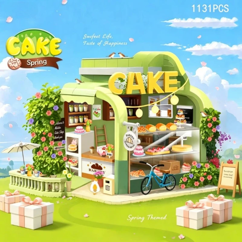 DIY Micro Scene Building Blocks 1131PCS, Mini Cake Convenience Store Model Bricks, Household Desktop Decorative Ornament Gift
DIY Micro Scene Building Blocks 1131PCS, Mini Cake Convenience Store Model Bricks, Household Desktop Decorative Ornament Gift