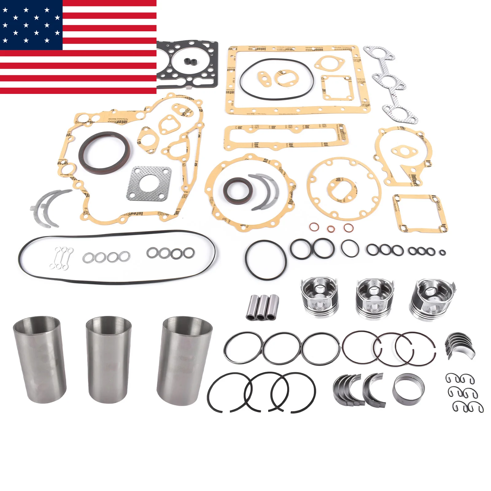 AP03 D1105 Overhaul Kit STD Engine Parts for Kubota D1105 Rebuild Kit KX61-2 KX91-2
AP03 D1105 Overhaul Kit STD Engine Parts for Kubota D1105 Rebuild Kit KX61-2 KX91-2