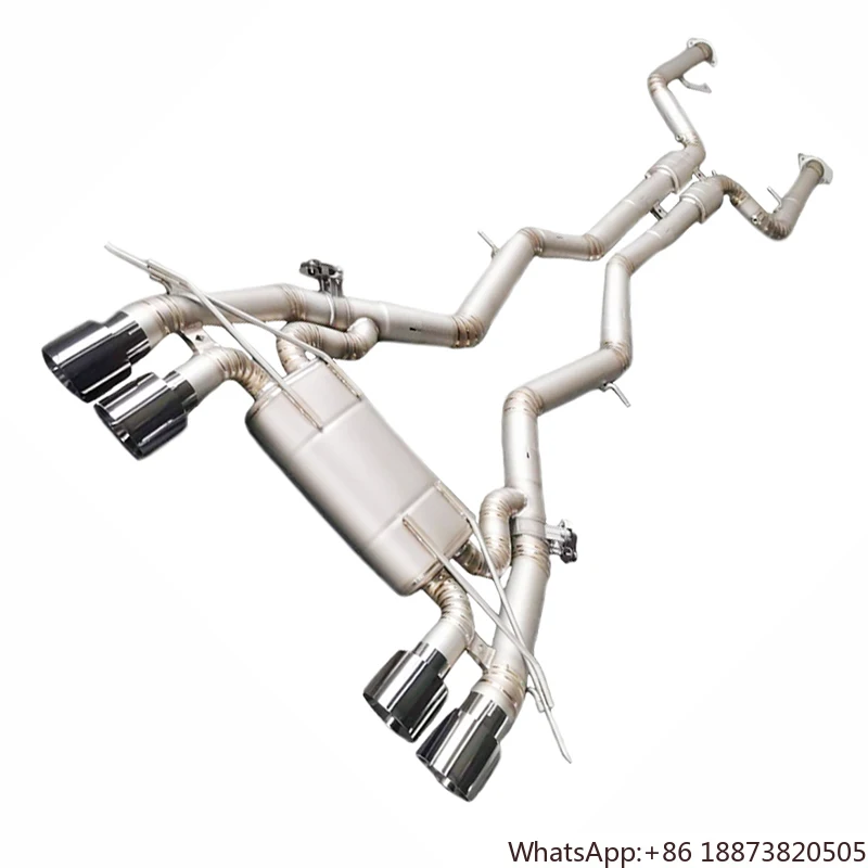 Customized SUS 304 Valvetronic Exhaust For Bmw M3 G80 M4 G82 S58 3.0t Valved Muffler Remote Control Catback System
Customized SUS 304 Valvetronic Exhaust For Bmw M3 G80 M4 G82 S58 3.0t Valved Muffler Remote Control Catback System