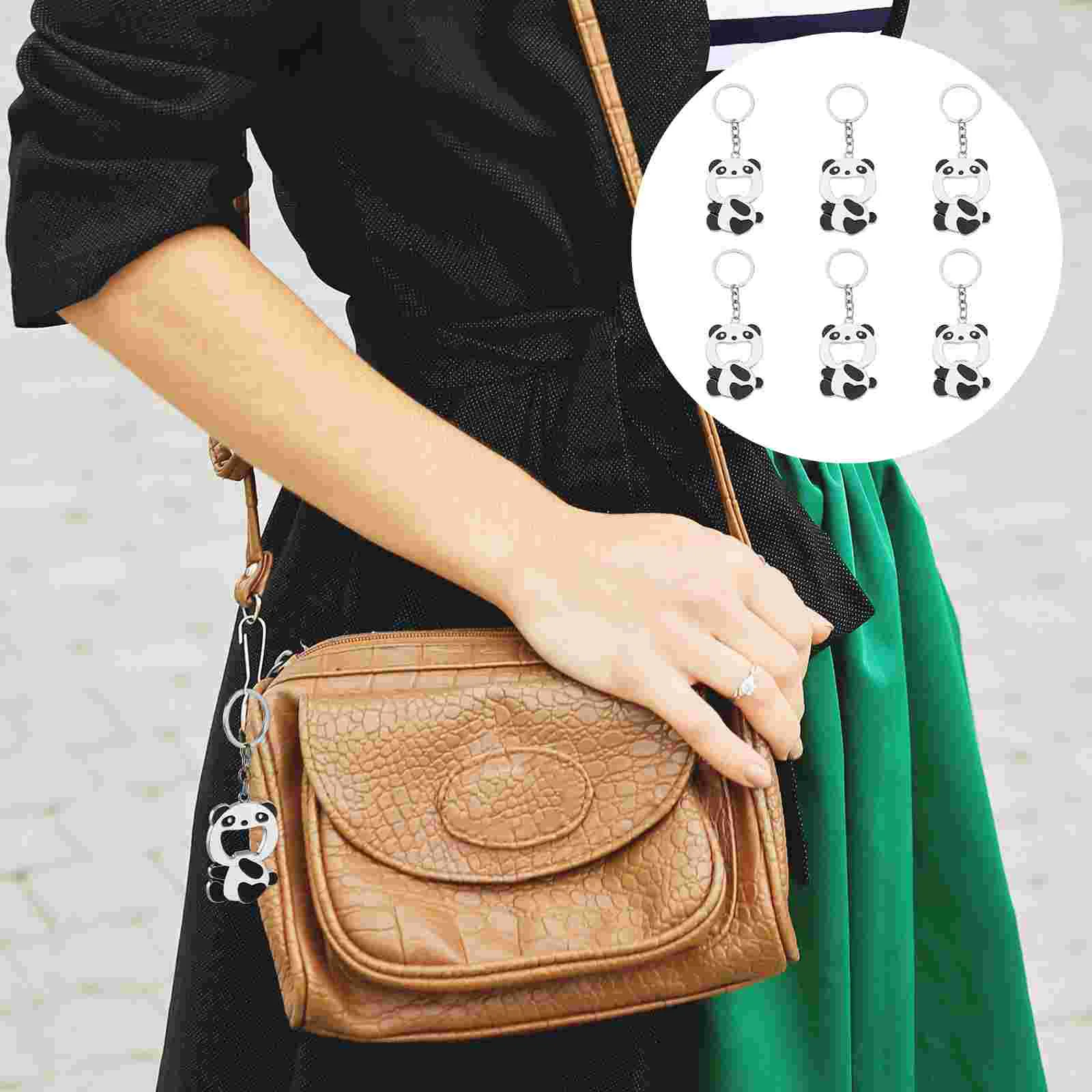 6 Pcs Opener Panda Keychain Bottle Decor Pocket Beer Creative Pendant Ring
6 Pcs Opener Panda Keychain Bottle Decor Pocket Beer Creative Pendant Ring