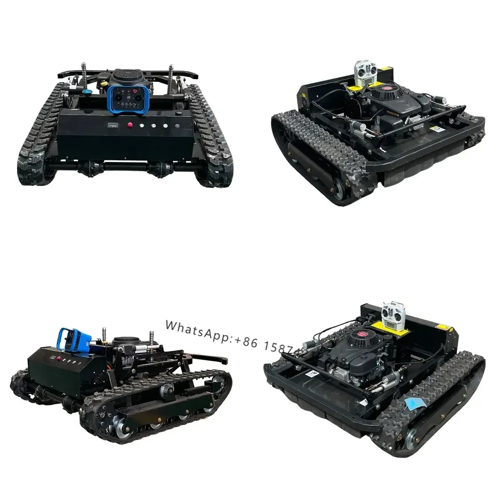 Durable Remote Control Lawn Mower Cut/Mulch/Collect Remote Control Lawn Mower with Tracks
Durable Remote Control Lawn Mower Cut/Mulch/Collect Remote Control Lawn Mower with Tracks