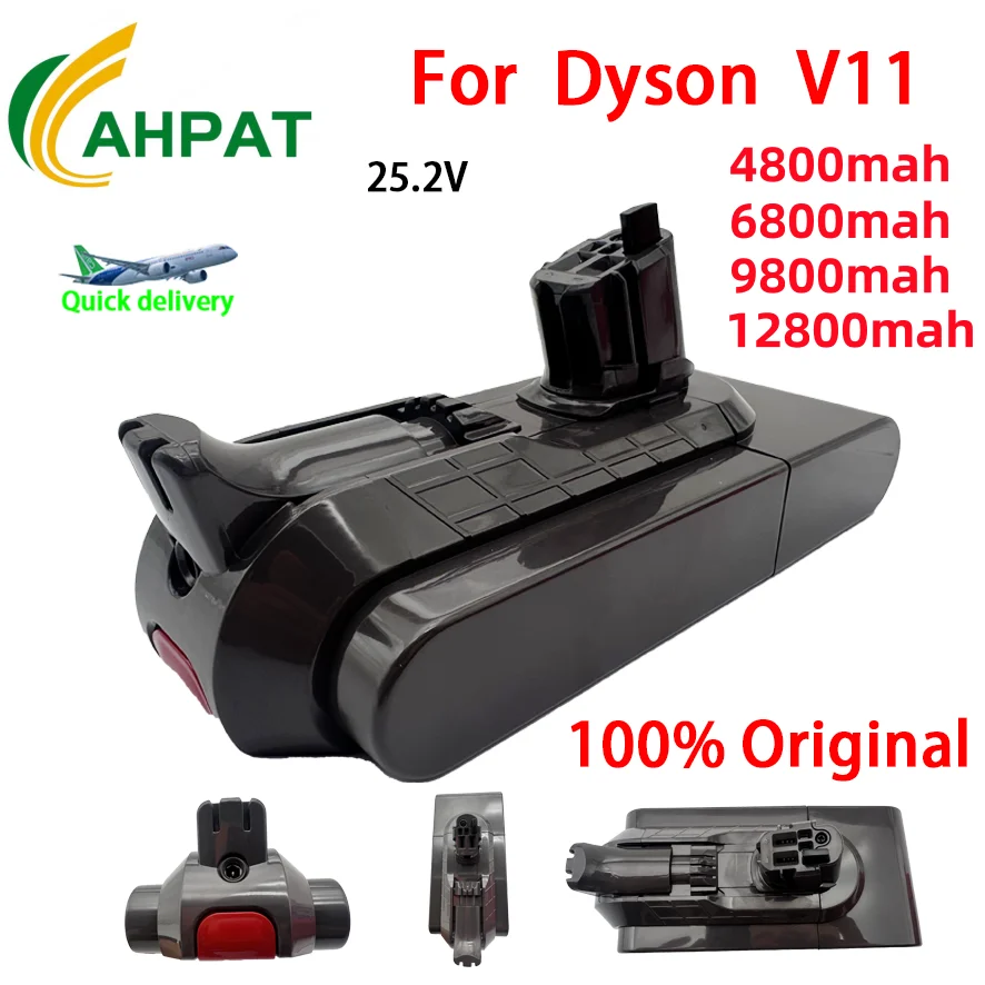high-capacity for Dyson V11 Battery Absolute V11 Animal Li-ion Vacuum Cleaner Rechargeable Battery Super Lithium Cell 12800mAh
high-capacity for Dyson V11 Battery Absolute V11 Animal Li-ion Vacuum Cleaner Rechargeable Battery Super Lithium Cell 12800mAh