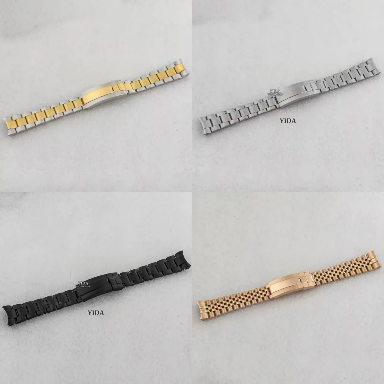 20mm Watch Strap Stainless Steel Oyster Mod Watch Band Rose Silver Black Gold Bracelet for GMT Datejust Jubilee Bracelet Parts
20mm Watch Strap Stainless Steel Oyster Mod Watch Band Rose Silver Black Gold Bracelet for GMT Datejust Jubilee Bracelet Parts