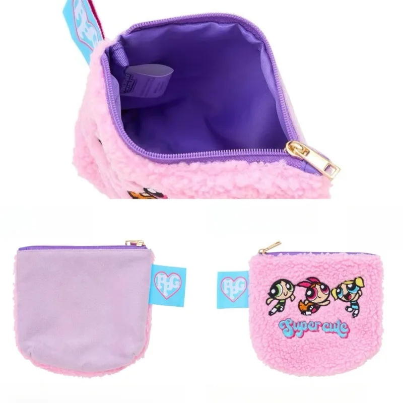 Hot Cute Anime The Powerpuff and Girls Series Mini Wallet Cartoon Character Pattern Creativity Embroidery Storage Makeup Bag
Hot Cute Anime The Powerpuff and Girls Series Mini Wallet Cartoon Character Pattern Creativity Embroidery Storage Makeup Bag