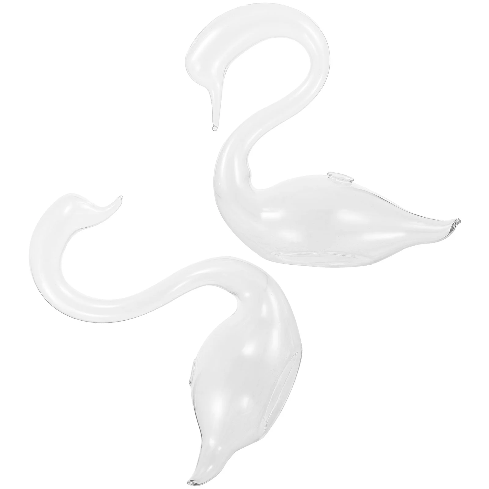 2 Pcs Flowerpot Swan Hydroponic Vase Office Plant Terrarium Desktop Glass Planters
2 Pcs Flowerpot Swan Hydroponic Vase Office Plant Terrarium Desktop Glass Planters