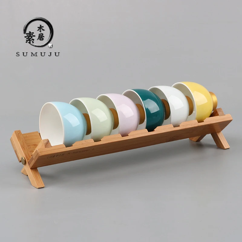 Portable Bamboo Wooden Tea Set Tray Draining Tea Cup Stand for Gongfu Tea Ceremony Japanese Style Rural Pattern Handmade
Portable Bamboo Wooden Tea Set Tray Draining Tea Cup Stand for Gongfu Tea Ceremony Japanese Style Rural Pattern Handmade