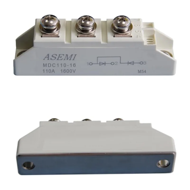 MDC110-16 Bridge Rectifier Module 110A 1600V for DC-DC Converter/AC-DC Converter Large Power Module for Industrial Equipment
MDC110-16 Bridge Rectifier Module 110A 1600V for DC-DC Converter/AC-DC Converter Large Power Module for Industrial Equipment