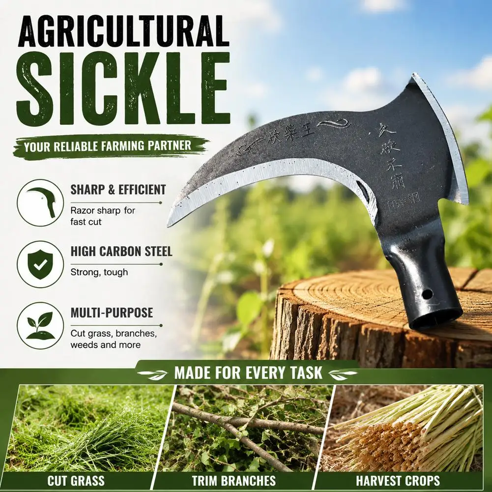 Double Sickle Agricultural Harvester for Straw Cutting Lawn Mowing Outdoor Mountain Road Cutting Tree Branch & Wood Pruning
Double Sickle Agricultural Harvester for Straw Cutting Lawn Mowing Outdoor Mountain Road Cutting Tree Branch & Wood Pruning