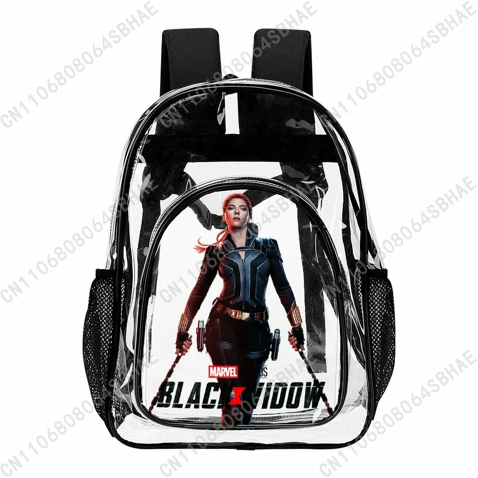 Прозрачный рюкзак Marvel Black Widow с сетчатым карманом для женщин и мужчин, прозрачная сумка для книг, водонепроницаемый рюкзак для школы, путешествий, подарок, косплей
Прозрачный рюкзак Marvel Black Widow с сетчатым карманом для женщин и мужчин, прозрачная сумка для книг, водонепроницаемый рюкзак для школы, путешествий, подарок, косплей