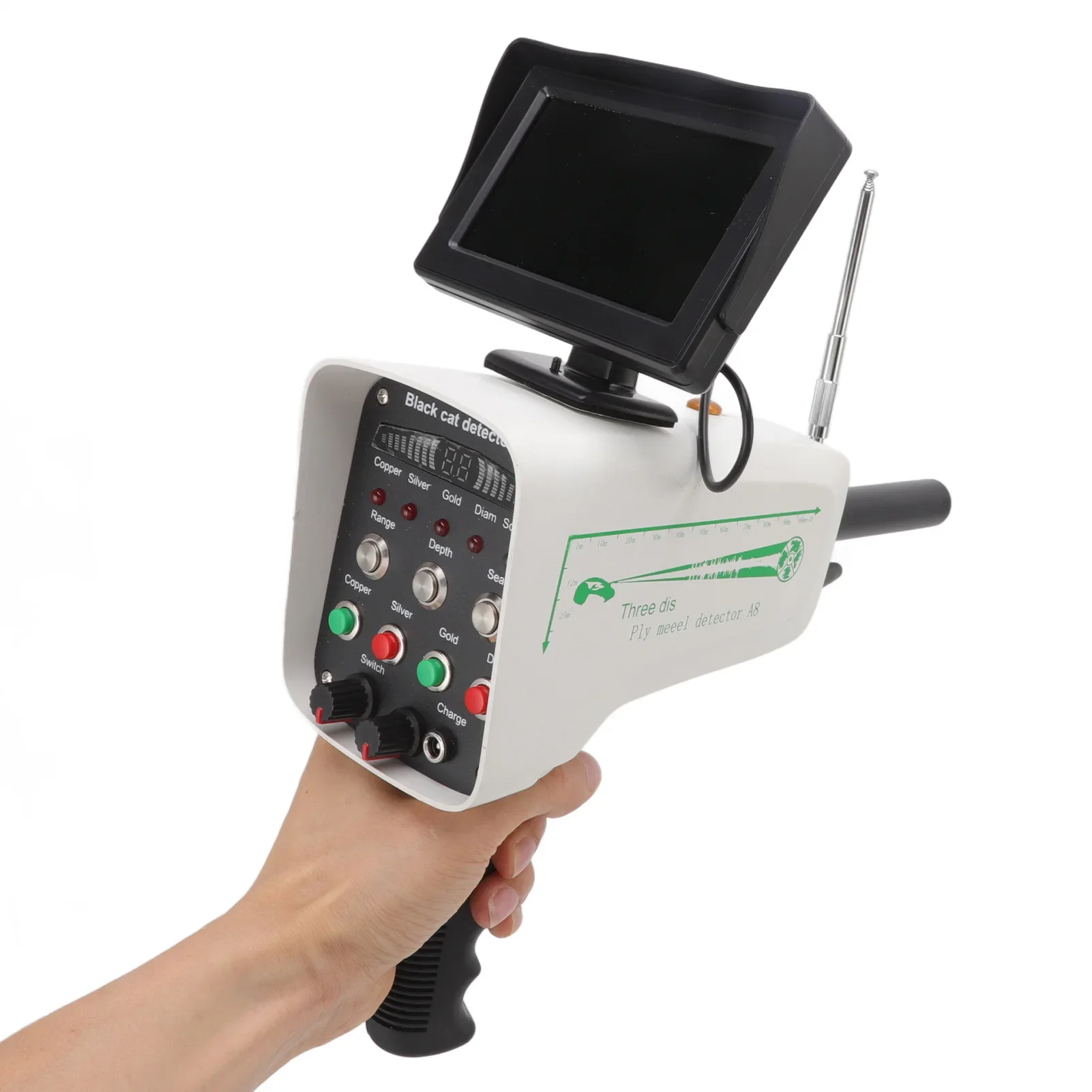 Metal Detector 1000m Range Underground Metal Detection Finder with Display for Gold Treasures 100‑240V
Metal Detector 1000m Range Underground Metal Detection Finder with Display for Gold Treasures 100‑240V