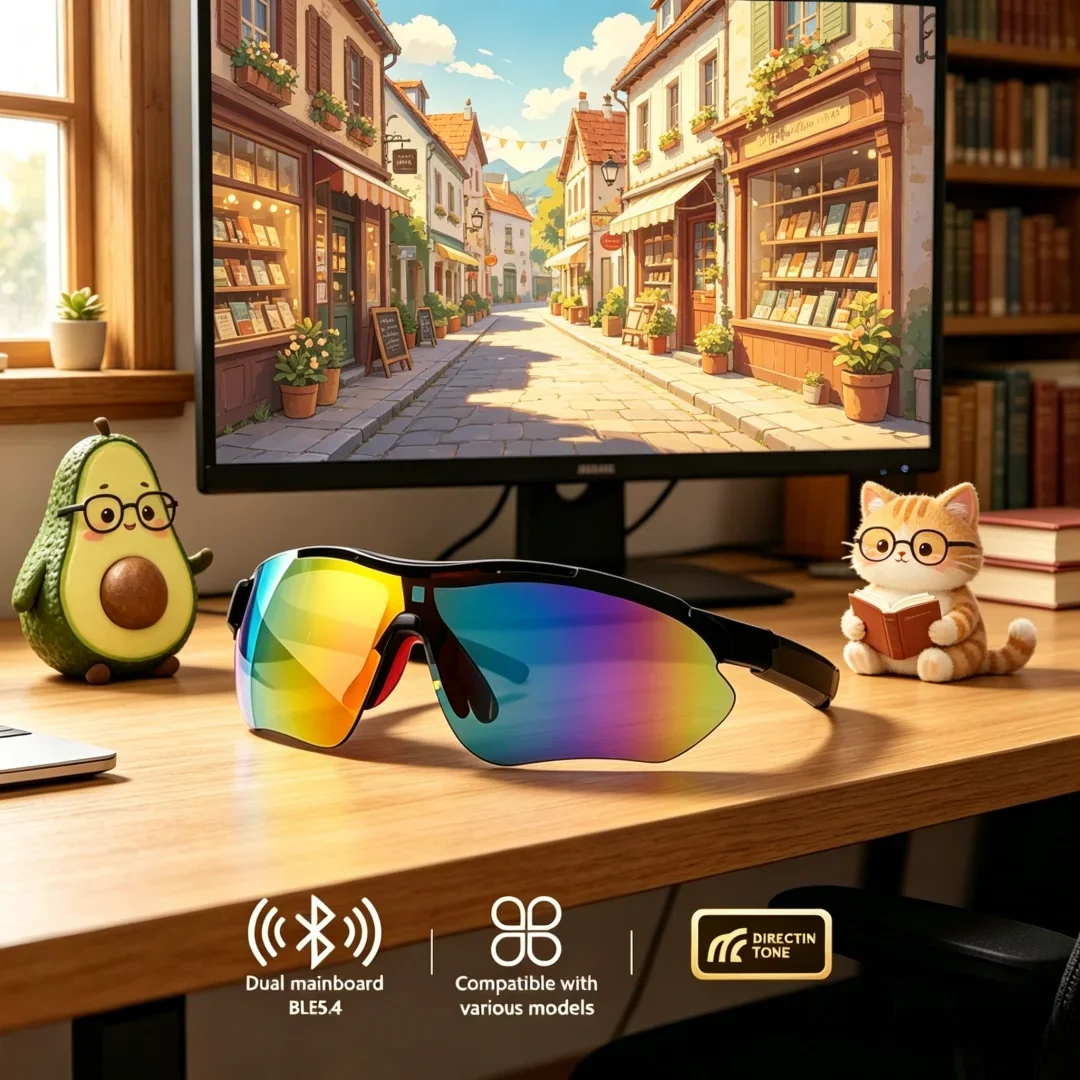 Trailblazing AI Smart Glasses Elite Cycling Bluetooth Smart Glasses Refined Audio AI Voice Assistant Paramount UV400 Protection
Trailblazing AI Smart Glasses Elite Cycling Bluetooth Smart Glasses Refined Audio AI Voice Assistant Paramount UV400 Protection