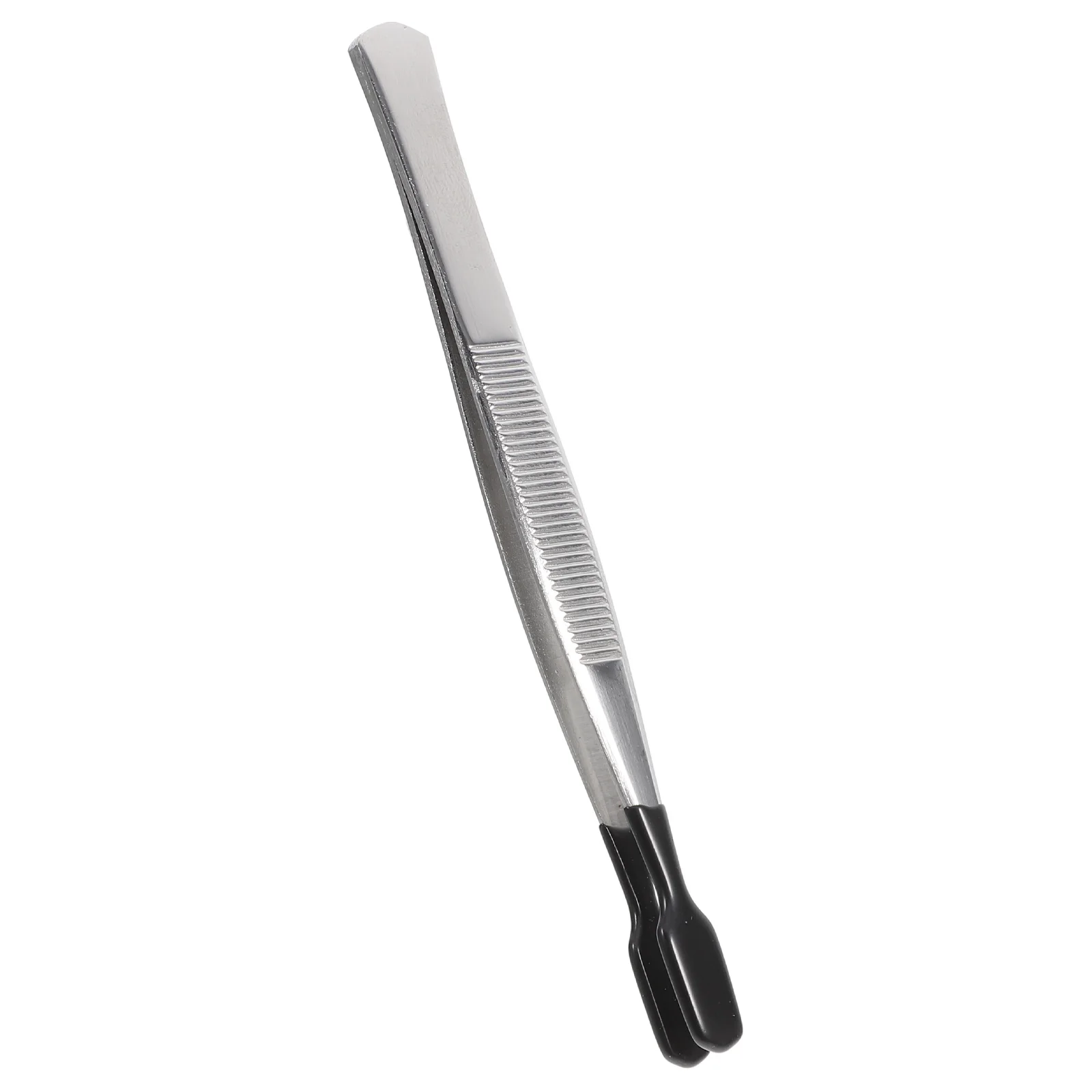 Flat Tip Tweezers Short Hair Forceps Crafting Silver Dental Jewelry Making Rubber Coated Handles Stainless Tool
Flat Tip Tweezers Short Hair Forceps Crafting Silver Dental Jewelry Making Rubber Coated Handles Stainless Tool