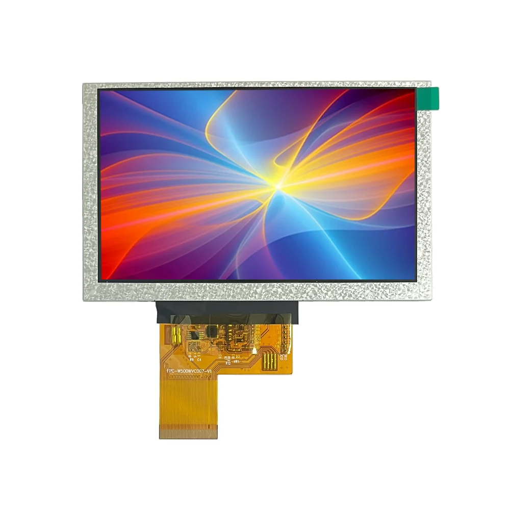 Custom 5 Inch TFT LCD Module 800*480 Resolution RGB Interface 40 Pin ILI6122+ILI5960 Driver IC LCD Display 2 Pieces
