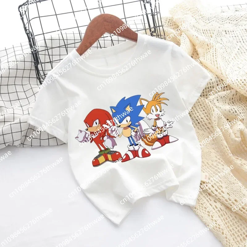 Самые продаваемые летние футболки Sonic Kid для детей с радужным принтом, корейский шикарный облегающий вид, мягкая одежда для мальчиков и девочек
Самые продаваемые летние футболки Sonic Kid для детей с радужным принтом, корейский шикарный облегающий вид, мягкая одежда для мальчиков и девочек