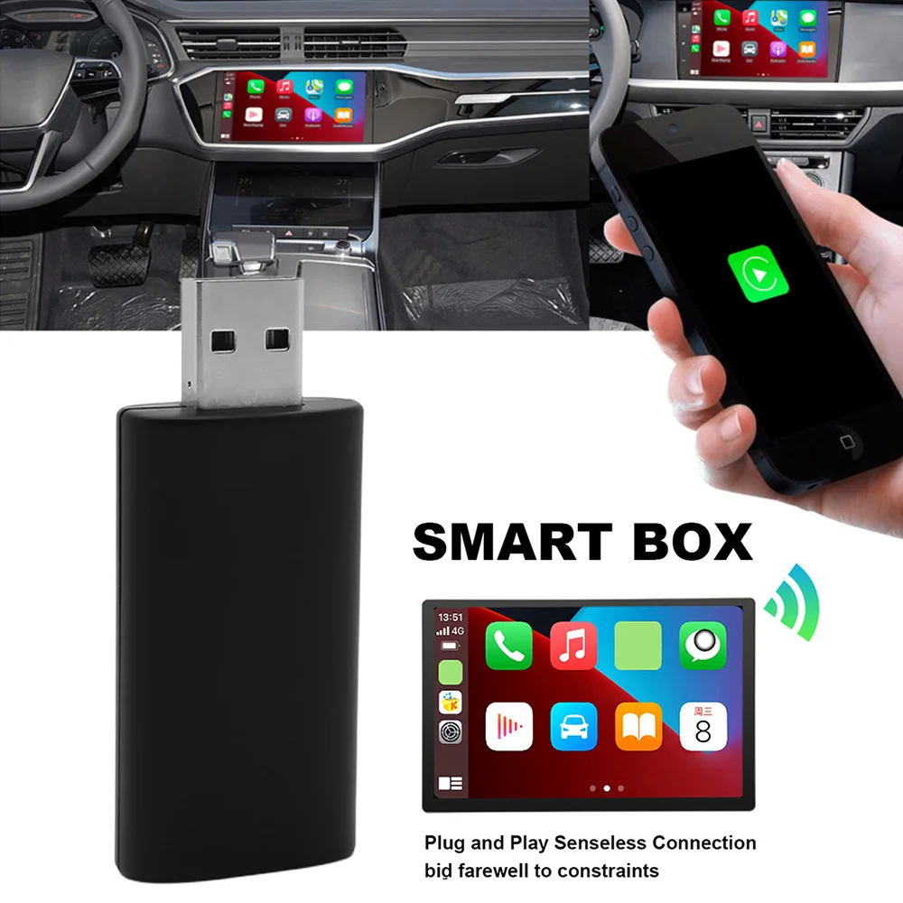 Wired To Wireless Smart AI Box Car USB Adapter 5Ghz Bluetooth-compatible 5.0 Smart Link Phone for Retrofit Wireless Android Auto
Wired To Wireless Smart AI Box Car USB Adapter 5Ghz Bluetooth-compatible 5.0 Smart Link Phone for Retrofit Wireless Android Auto