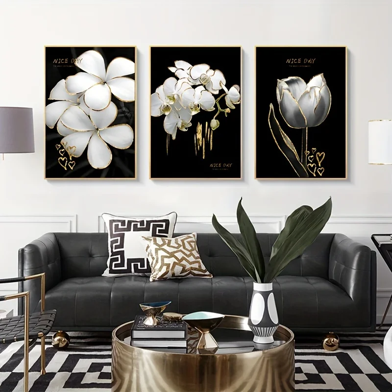 3pcs, Frameless White Flowers Canvas Painting, Prints Modern Wall Decorative Posters for Bedroom Hotel Home Decor Artwork
3pcs, Frameless White Flowers Canvas Painting, Prints Modern Wall Decorative Posters for Bedroom Hotel Home Decor Artwork
