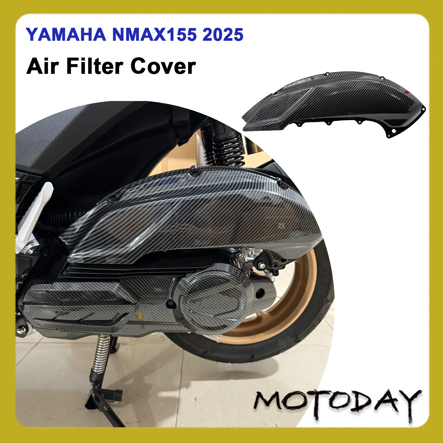 For YAMAHA NMAX155 TURBO Air Filter Cover NMAX155 V3 Neo NMAX155 2021-2025 Carbon Fiber Look NMAX V3 2025
For YAMAHA NMAX155 TURBO Air Filter Cover NMAX155 V3 Neo NMAX155 2021-2025 Carbon Fiber Look NMAX V3 2025