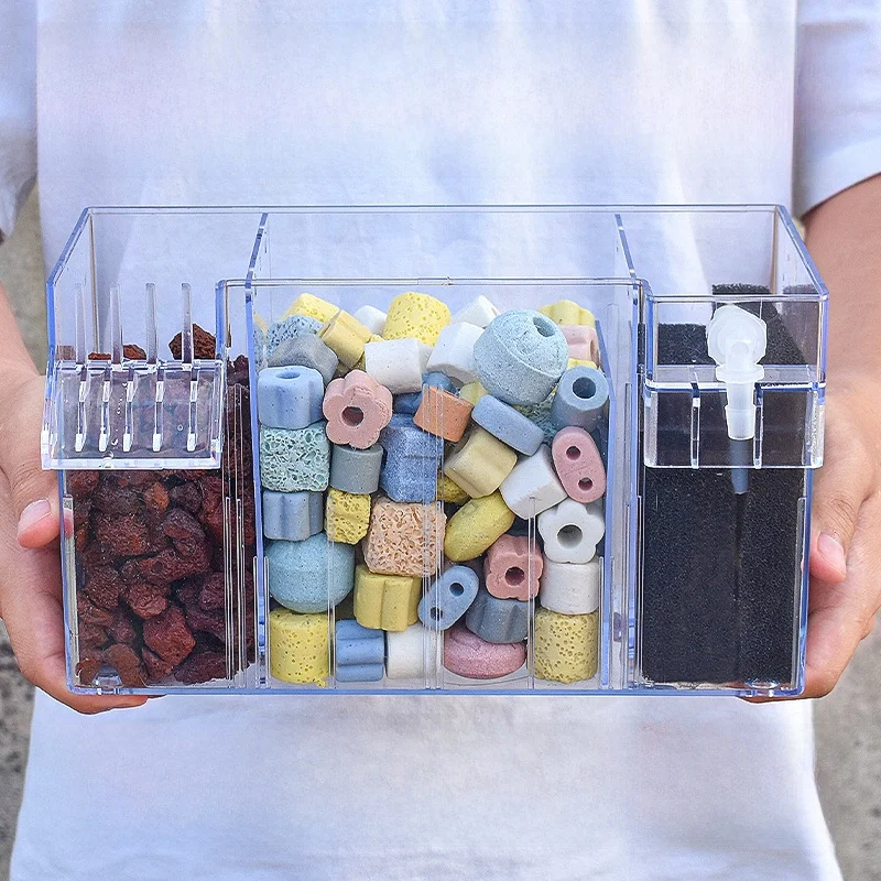 Acrylic Fi Tank Filter Box Tee-in-One Hanging System for Small Fi And Turtle Tanks Water Purin Circulation Aquarium
Acrylic Fi Tank Filter Box Tee-in-One Hanging System for Small Fi And Turtle Tanks Water Purin Circulation Aquarium