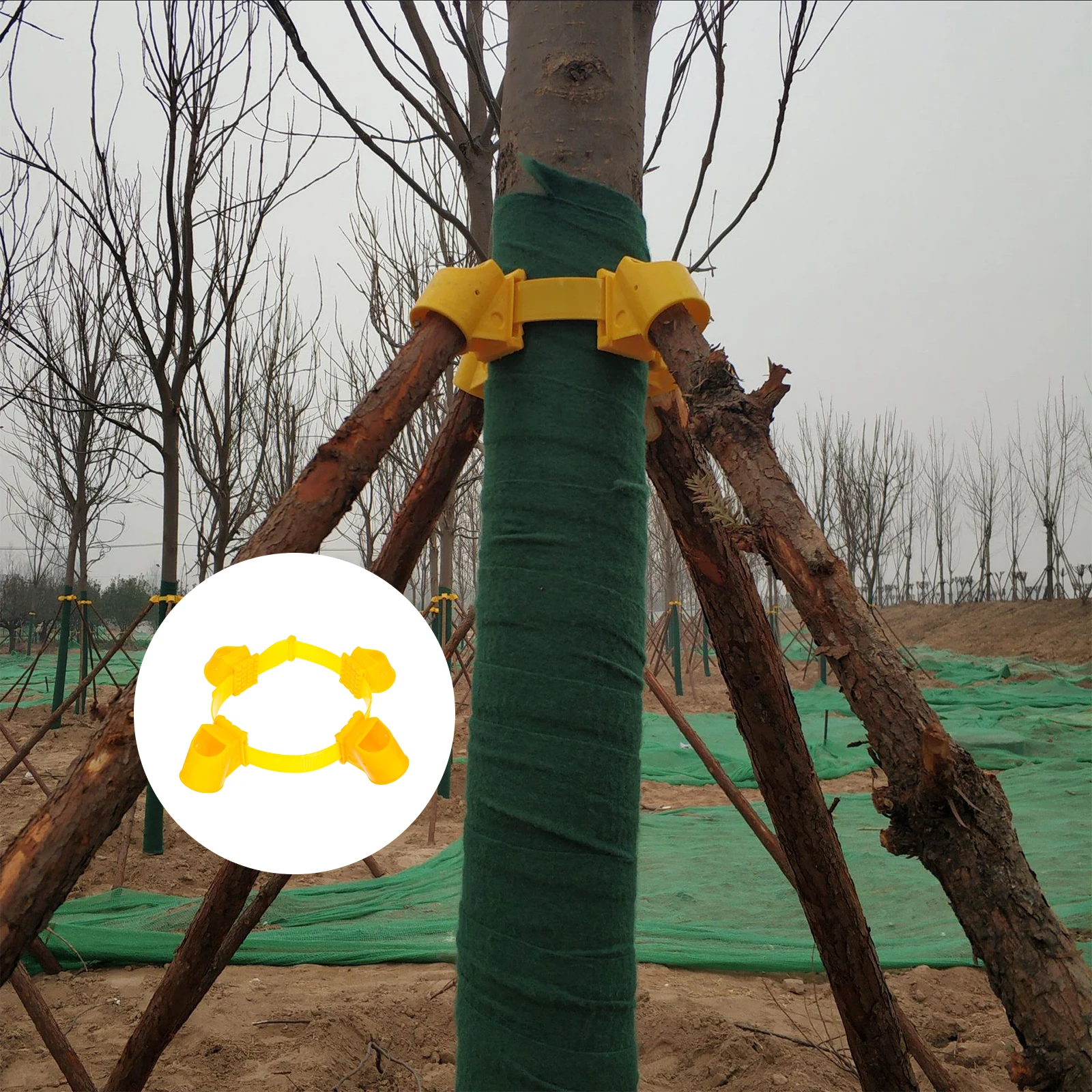 Gardening Tree Support Fixator Durable Plastic Stakes Holder L Adjustable Cup Slope Connection Transplanting Trees
Gardening Tree Support Fixator Durable Plastic Stakes Holder L Adjustable Cup Slope Connection Transplanting Trees