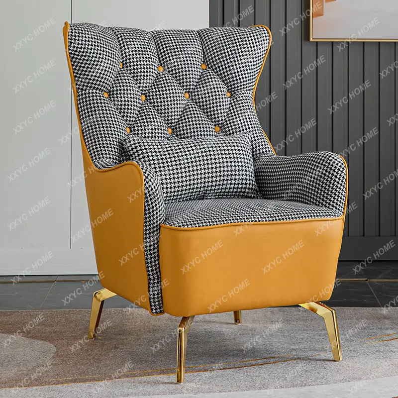 M Light luxury modern simple balcony living room hotel high back leisure chair
M Light luxury modern simple balcony living room hotel high back leisure chair