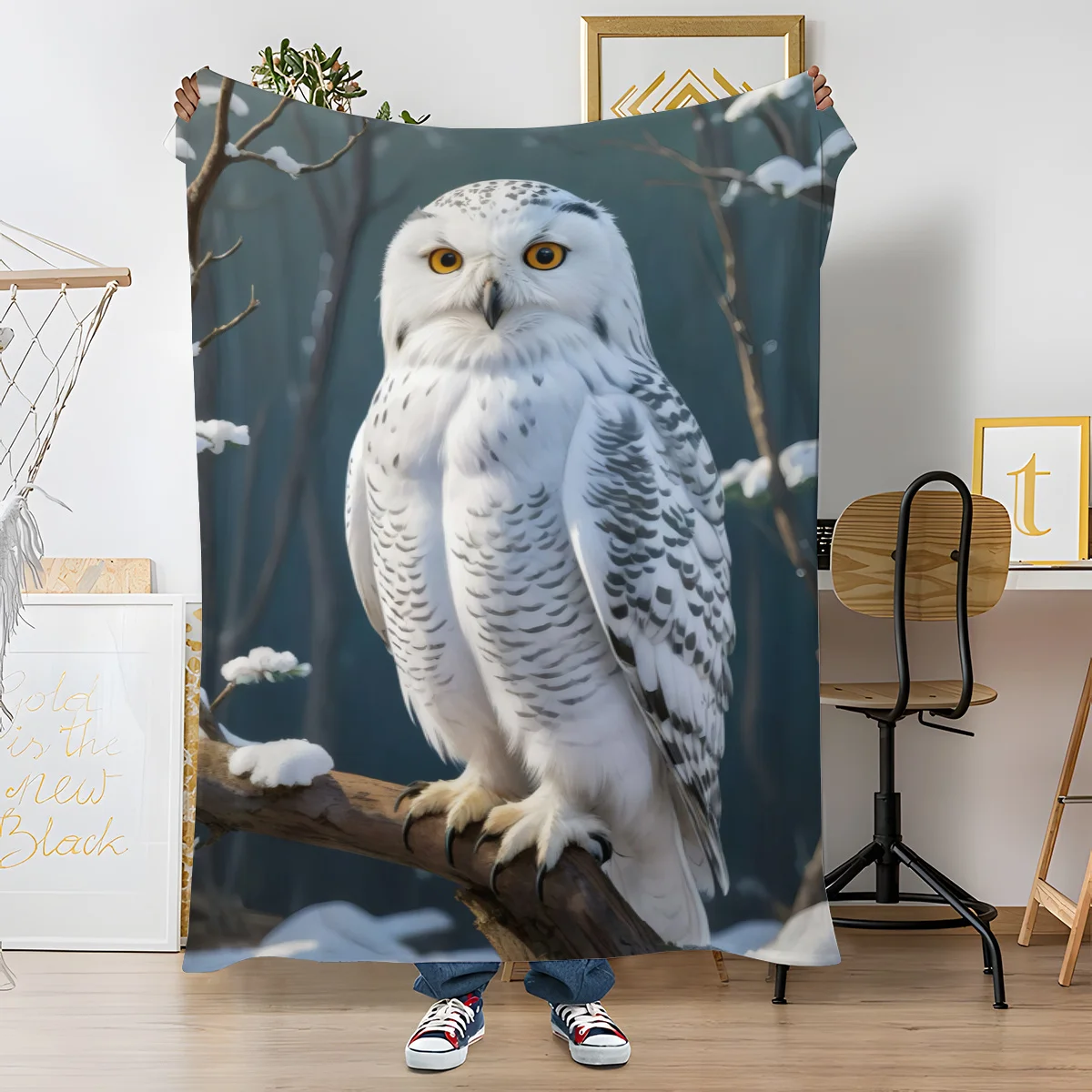 Elegant Owl Art Print Blanket by Haven OML: Soft, light beige and warm, suitable for sofa decoration, camping decoration, travel
Elegant Owl Art Print Blanket by Haven OML: Soft, light beige and warm, suitable for sofa decoration, camping decoration, travel