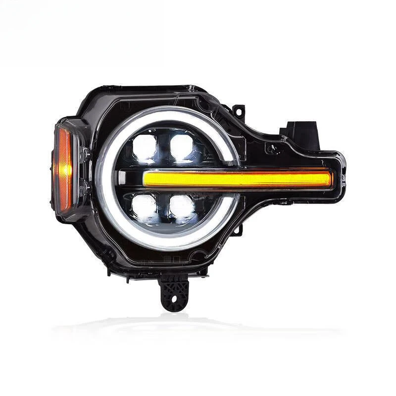 Suitable for 2020-2024 Ford Bronco Headlight Assembly Modified LED Lens Daytime Running Light Turn Signal Light
Suitable for 2020-2024 Ford Bronco Headlight Assembly Modified LED Lens Daytime Running Light Turn Signal Light