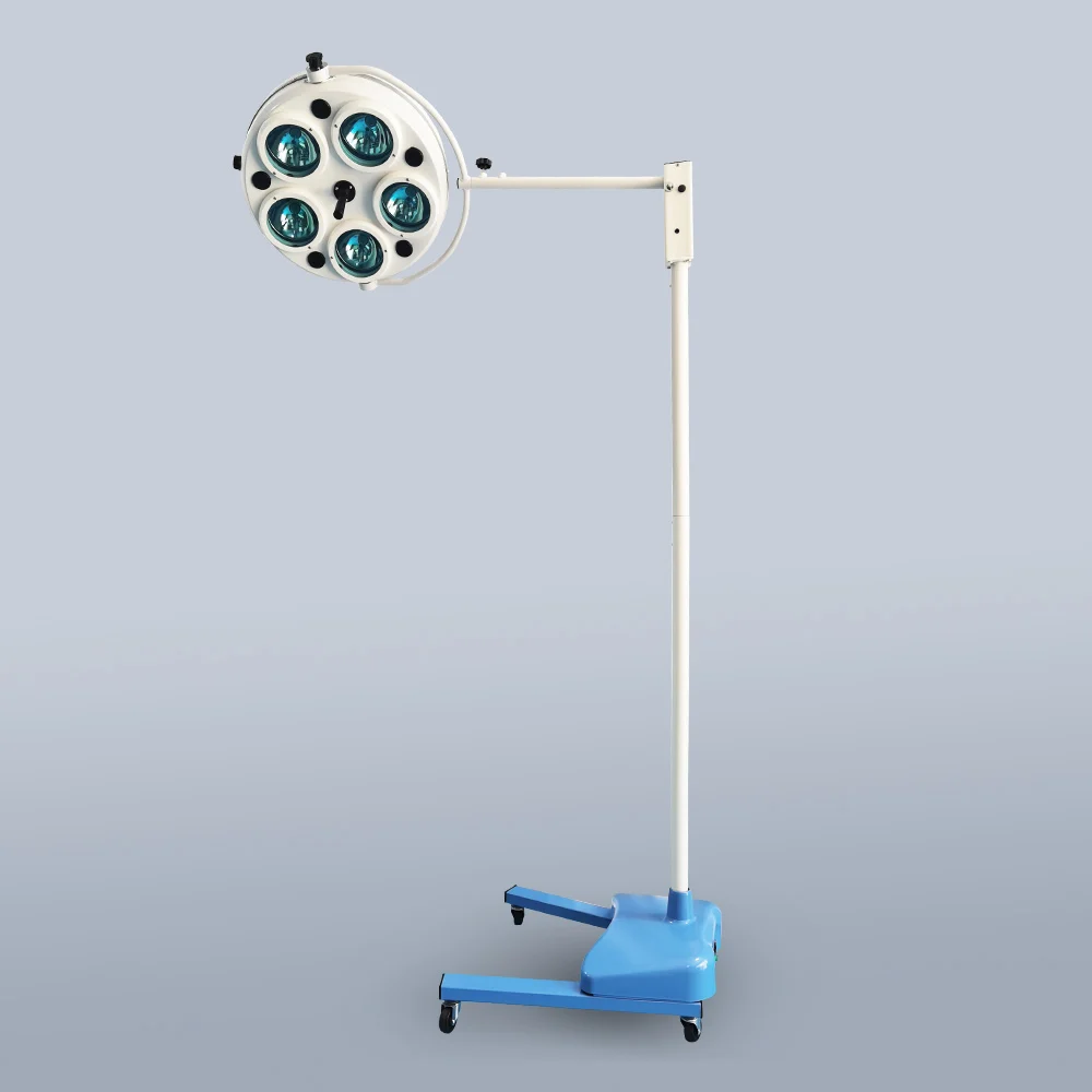 Dual Installation Halogen Surgical Light 5 Bulbs Cold Light Lamp With Ceiling Mount Option And Mobile Rolling Stand For Clinic
Dual Installation Halogen Surgical Light 5 Bulbs Cold Light Lamp With Ceiling Mount Option And Mobile Rolling Stand For Clinic