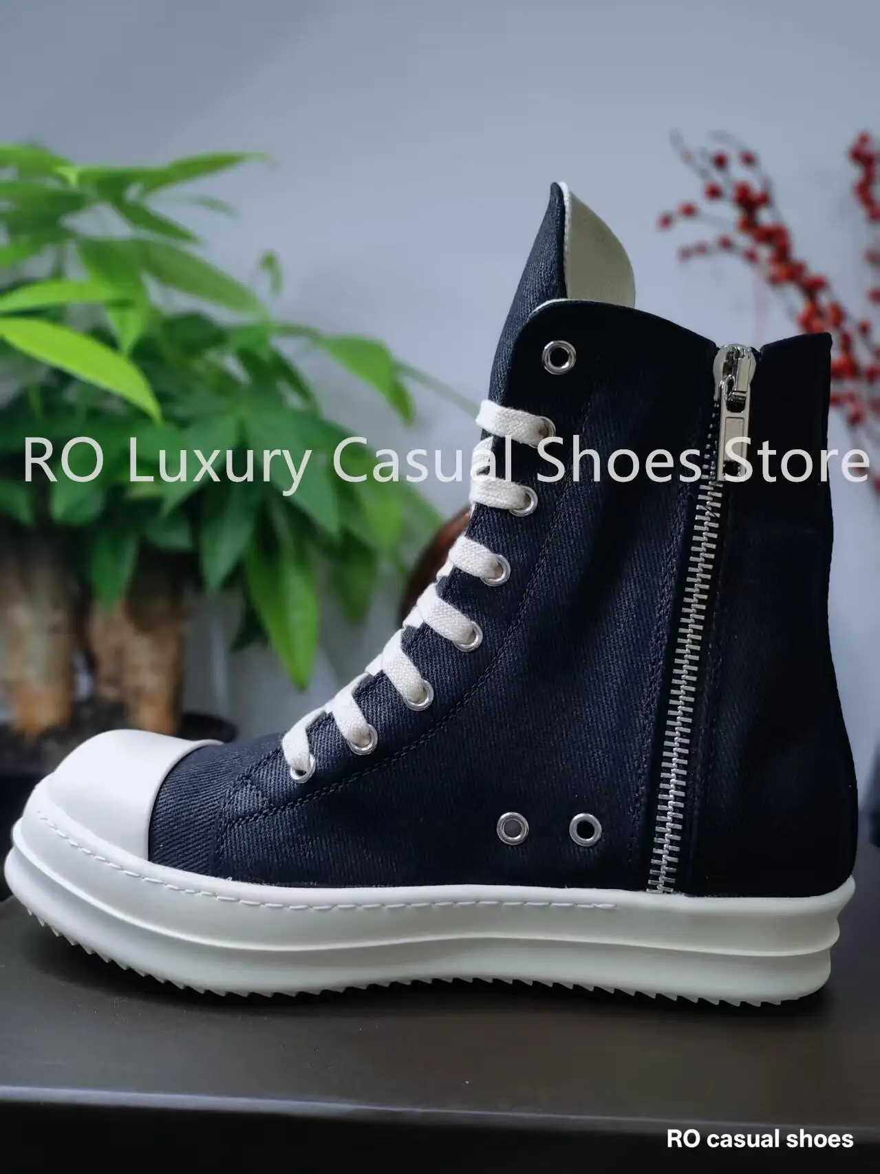 Brand Classic Design Top Quality Men's Causal Shoes Black Waxed Cloth Female High-Top Shoes Designer Women's Canvas Ankle Boots
Brand Classic Design Top Quality Men's Causal Shoes Black Waxed Cloth Female High-Top Shoes Designer Women's Canvas Ankle Boots
