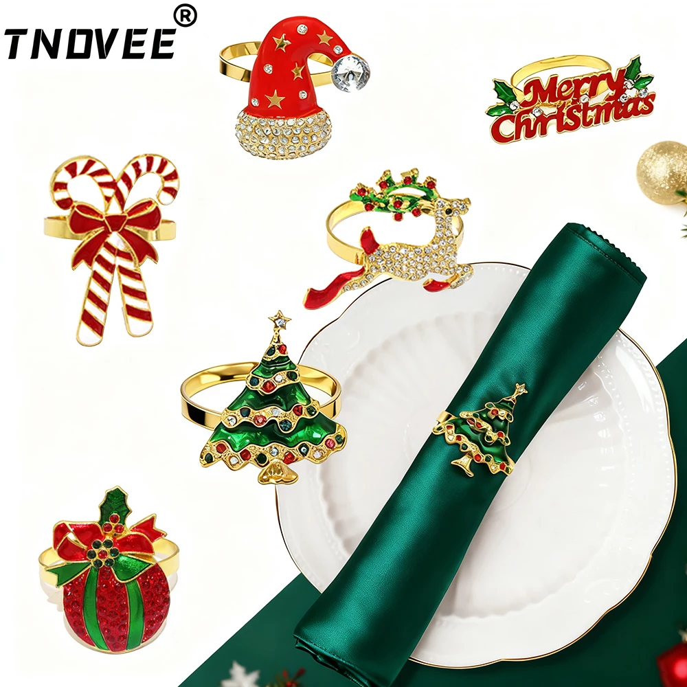 6 шт., набор смешанных рождественских колец для салфеток, хрустальная рождественская елка, колокольчик, шляпа, держатель для салфеток в виде трости для свадебной вечеринки, декор стола
6 шт., набор смешанных рождественских колец для салфеток, хрустальная рождественская елка, колокольчик, шляпа, держатель для салфеток в виде трости для свадебной вечеринки, декор стола