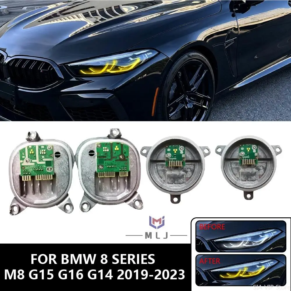 For 2019-2023 BMW M8 G14 G15 G16 8 Series EURO/USA VERSION Headlight Daytime Running Light White Yellow Angel Eye DRL LED Module
For 2019-2023 BMW M8 G14 G15 G16 8 Series EURO/USA VERSION Headlight Daytime Running Light White Yellow Angel Eye DRL LED Module