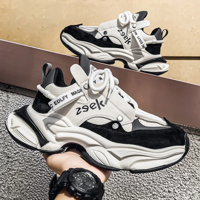 high quality Men's Shoes Retro Trend Men's Sneakers and Casual Shoes Thick-soled Heightening Platform Man Shoes Tenis Masculino
high quality Men's Shoes Retro Trend Men's Sneakers and Casual Shoes Thick-soled Heightening Platform Man Shoes Tenis Masculino