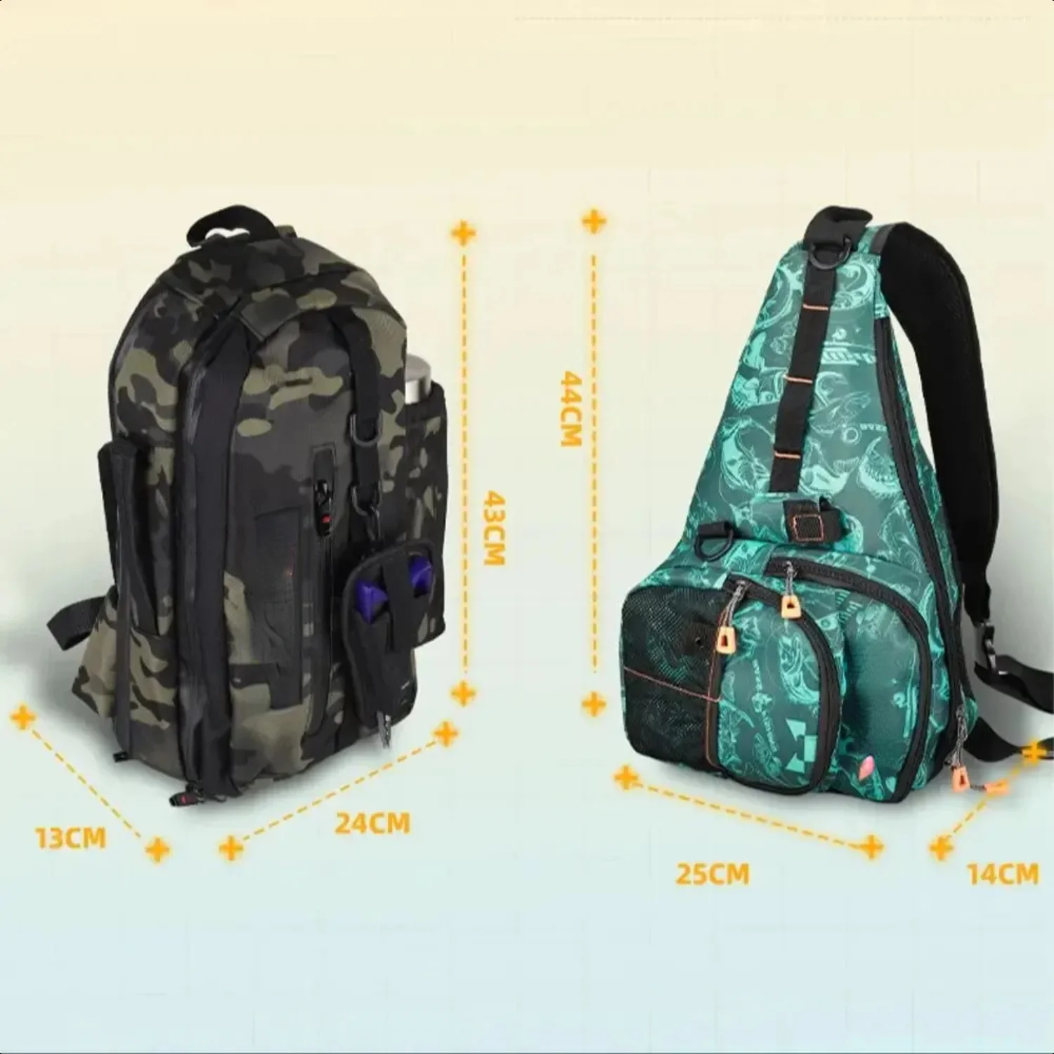 Spinning Casting Rod Multi-Functional Big Capacity Waterproof Handbag Waist Crossbody Chest Fishing BackPack
Spinning Casting Rod Multi-Functional Big Capacity Waterproof Handbag Waist Crossbody Chest Fishing BackPack