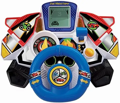 Интерактивная развивающая машинка VTech 3-в-1 для гонок и обучения, синяя – развивающая игрушка для детей
Интерактивная развивающая машинка VTech 3-в-1 для гонок и обучения, синяя – развивающая игрушка для детей