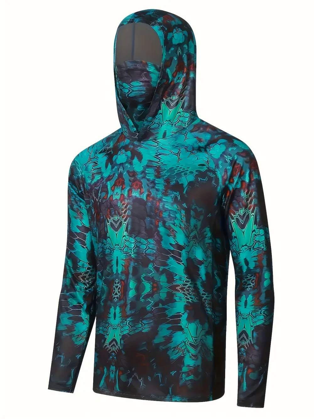 American men's summer new camouflage graffiti print soft breathable fishing suit long sleeved T-shirt outdoor casual top
American men's summer new camouflage graffiti print soft breathable fishing suit long sleeved T-shirt outdoor casual top