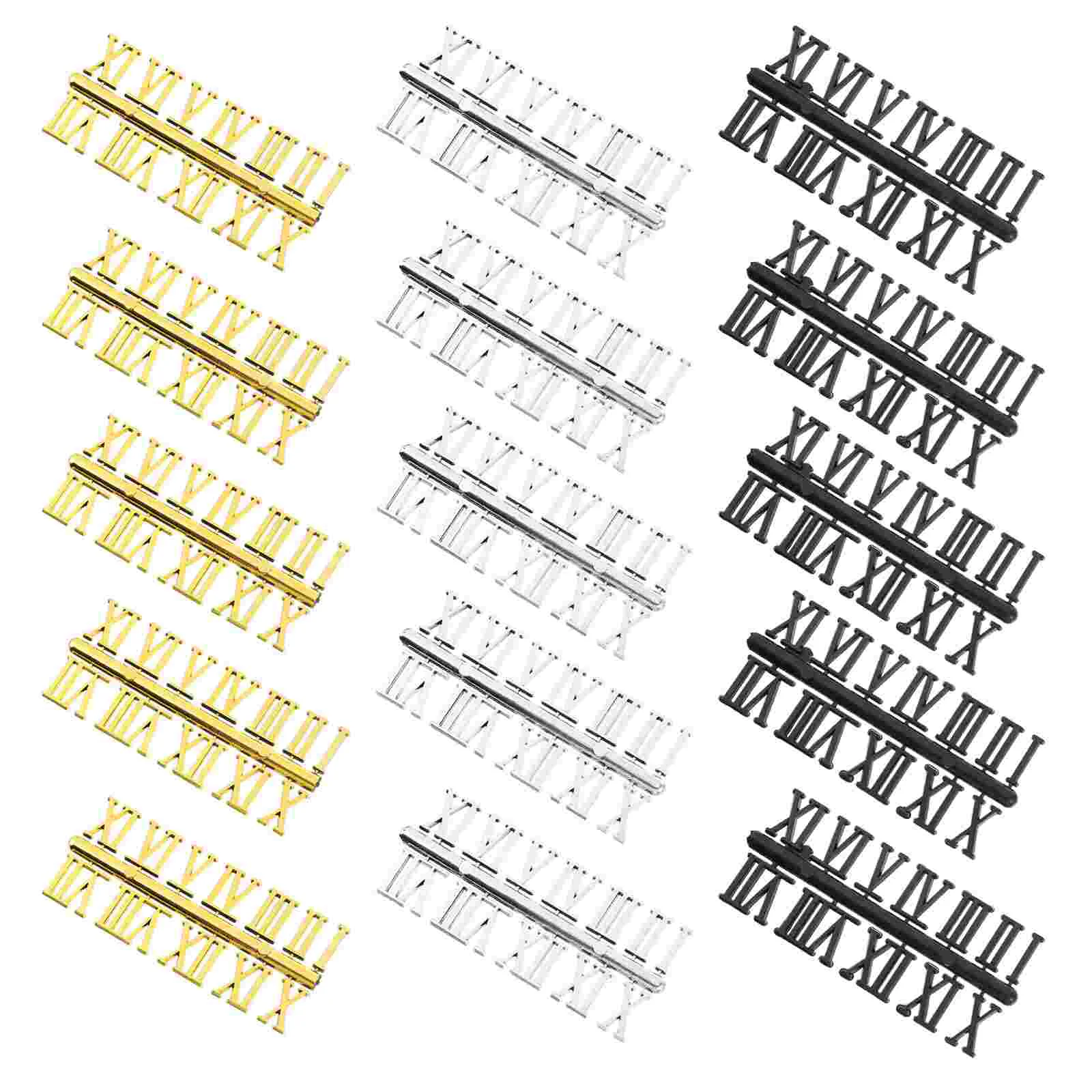 15 Sets Clock Number Plate Hanging Roman Numerals for Wall Parts DIY Replacement Repair
15 Sets Clock Number Plate Hanging Roman Numerals for Wall Parts DIY Replacement Repair