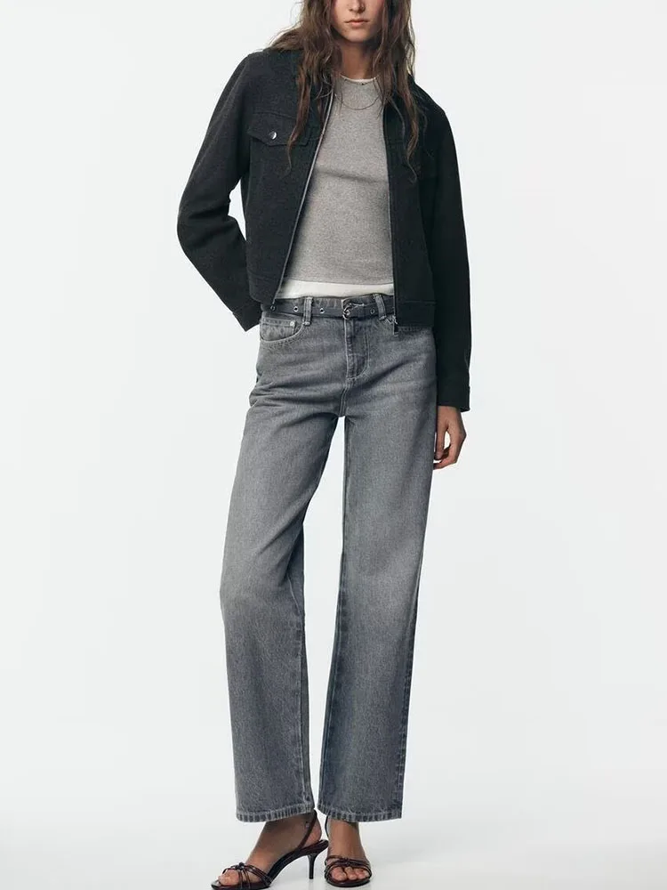 Fall 2025 New Women's Zipper Collar Soft Pure Color ket Decorated Jaet Outerwear Regular Sve Ladies Premium Clothing
Fall 2025 New Women's Zipper Collar Soft Pure Color ket Decorated Jaet Outerwear Regular Sve Ladies Premium Clothing