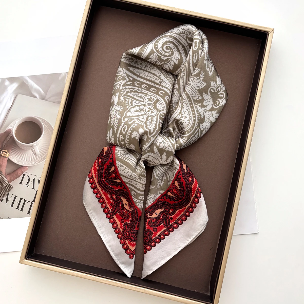 Soft Satin Imitation Silk Scarves Luxury Square Scarf For Women Bandanas Elegant Hijab Neckerchief Printed Beach Shawl Wraps
Soft Satin Imitation Silk Scarves Luxury Square Scarf For Women Bandanas Elegant Hijab Neckerchief Printed Beach Shawl Wraps