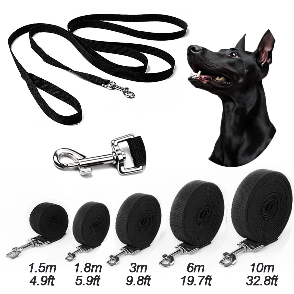 Nylon Dog Leash Outdoor Walking Pets Leading Rope Extra Long Traction Belt for Small Medium Large Dogs 1.5m to 50m Pet Supplies
Nylon Dog Leash Outdoor Walking Pets Leading Rope Extra Long Traction Belt for Small Medium Large Dogs 1.5m to 50m Pet Supplies