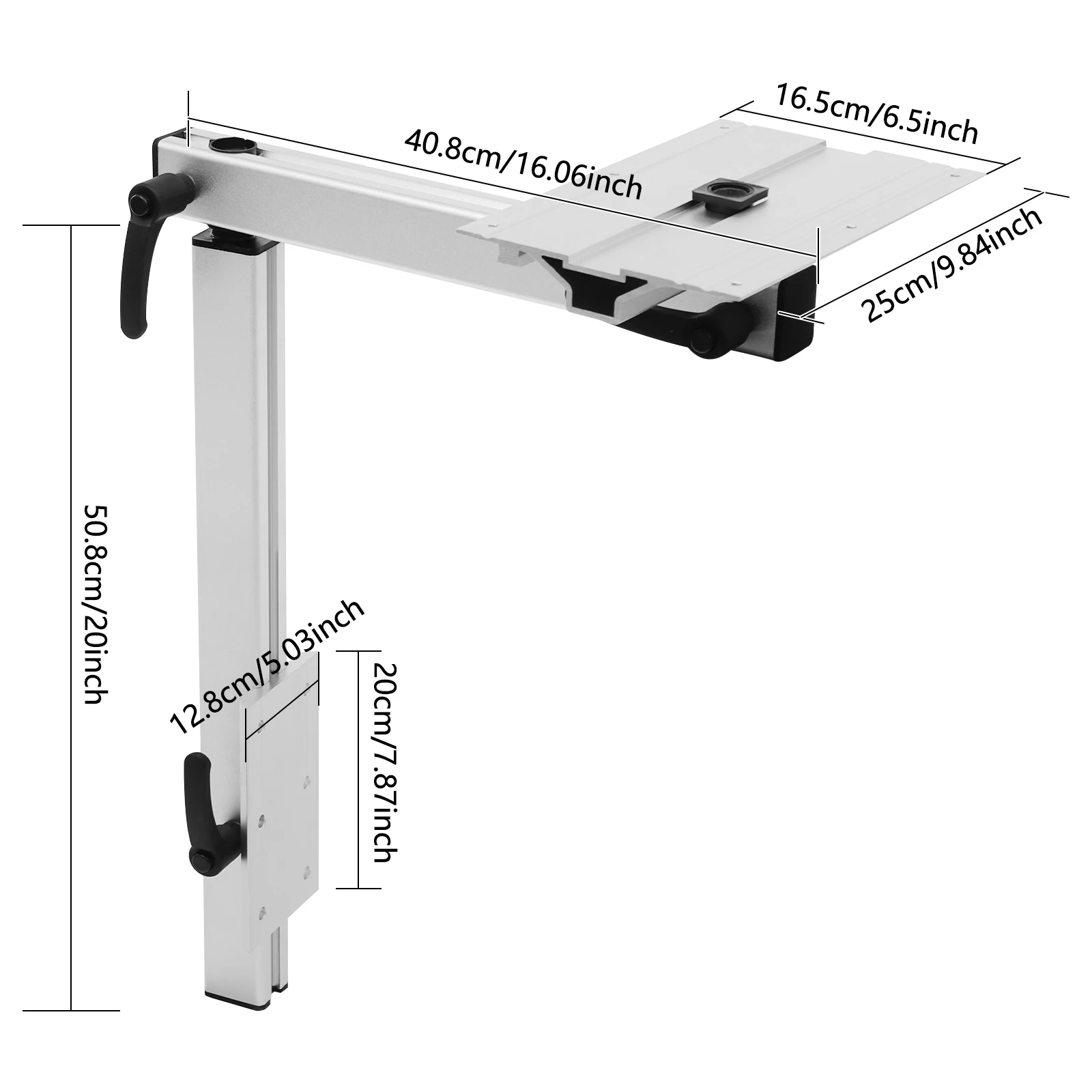 360° Rotatable Table Leg, Aluminum Alloy RV Table Leg, Adjustable Table Leg 50kg/110.23lbs Load-bearing
360° Rotatable Table Leg, Aluminum Alloy RV Table Leg, Adjustable Table Leg 50kg/110.23lbs Load-bearing