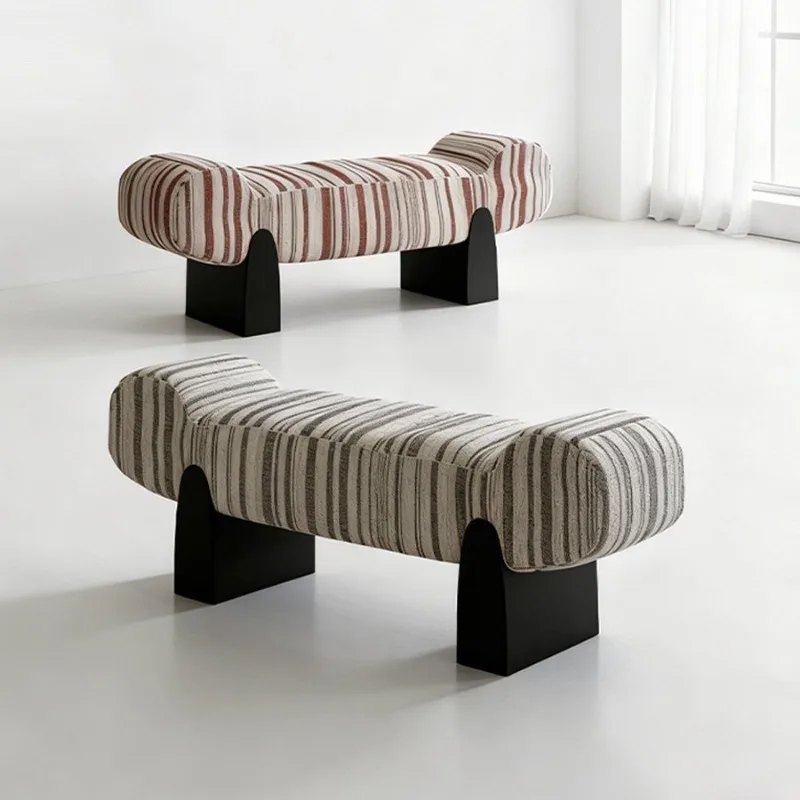 Medieval Designer Striped Bedside Home Shoe Change Living Room Homestay Home Solid Wood Sofa Bench
Medieval Designer Striped Bedside Home Shoe Change Living Room Homestay Home Solid Wood Sofa Bench