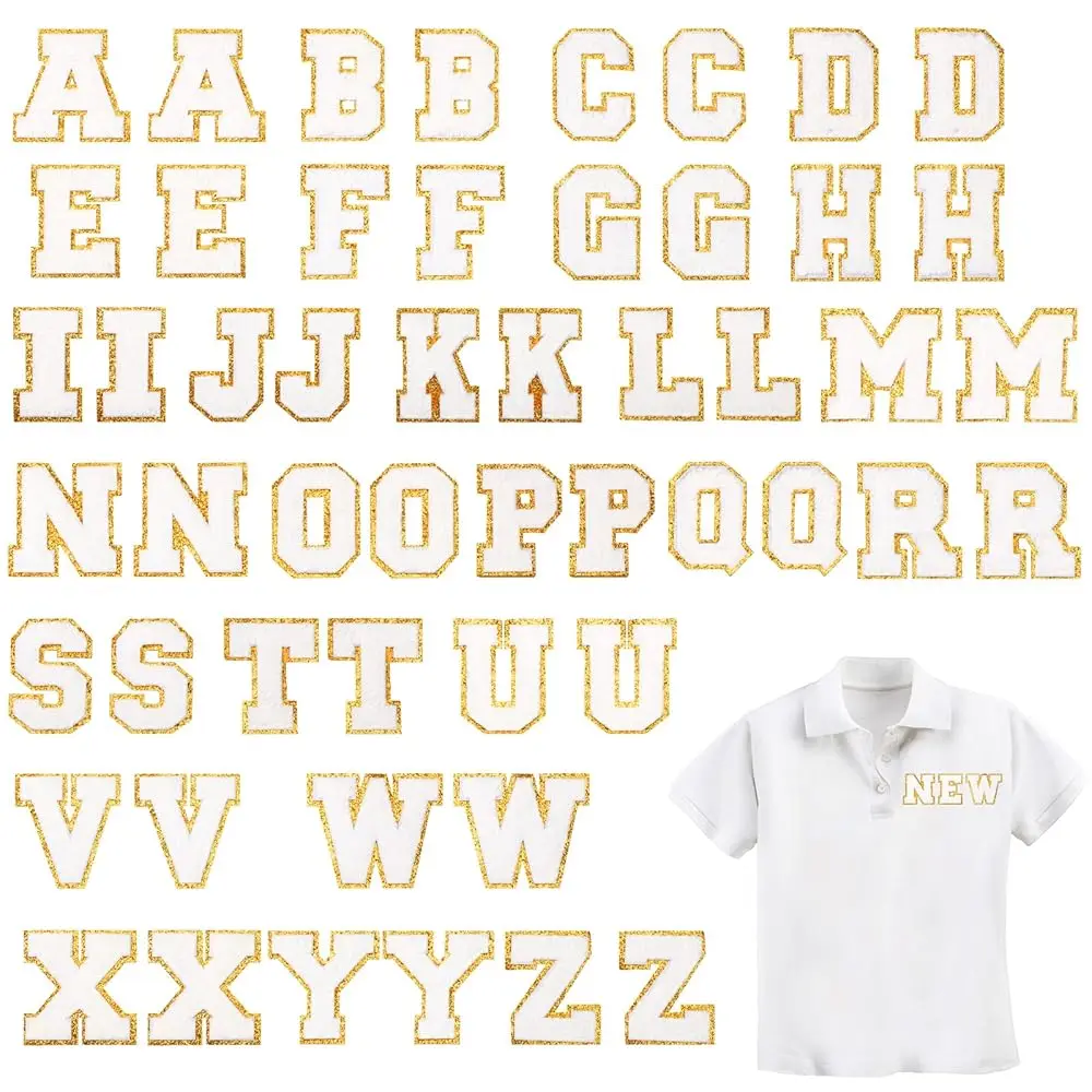 52 Pcs Glitter Letter Patch Sticker Chenille Letter A-z Iron on Repair Patches Adhesive Iron on Letter Patches Sew on Embroid
52 Pcs Glitter Letter Patch Sticker Chenille Letter A-z Iron on Repair Patches Adhesive Iron on Letter Patches Sew on Embroid